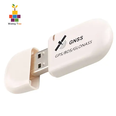 72 Channels USB GPS Receiver Module with GNSS GLONASS BEIDOU Antenna for Car Navigation Laptop PC Windows 10/8/7