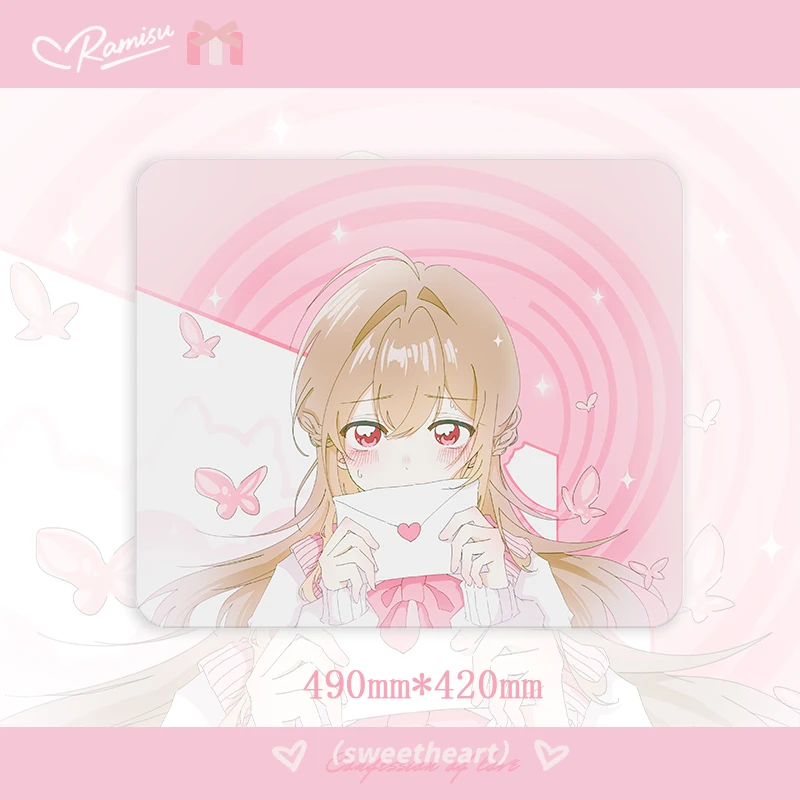 

Ramisu Tempered Glass Mouse Pads Custom Personalised Anime E-Sports Gaming Mats Large Size Desk Pad for PC FPS Gaming Mouse Pad