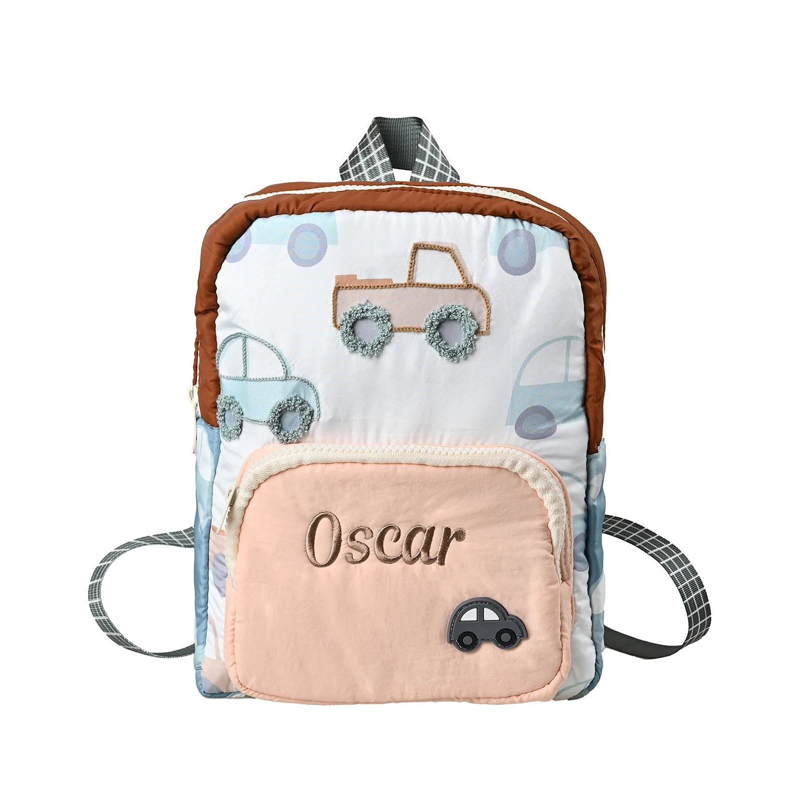 

Personalized Kids Backpacks Embroidered Custom Name First Easter Boys Girl Kids Birthday Gifts Car Children's Bag
