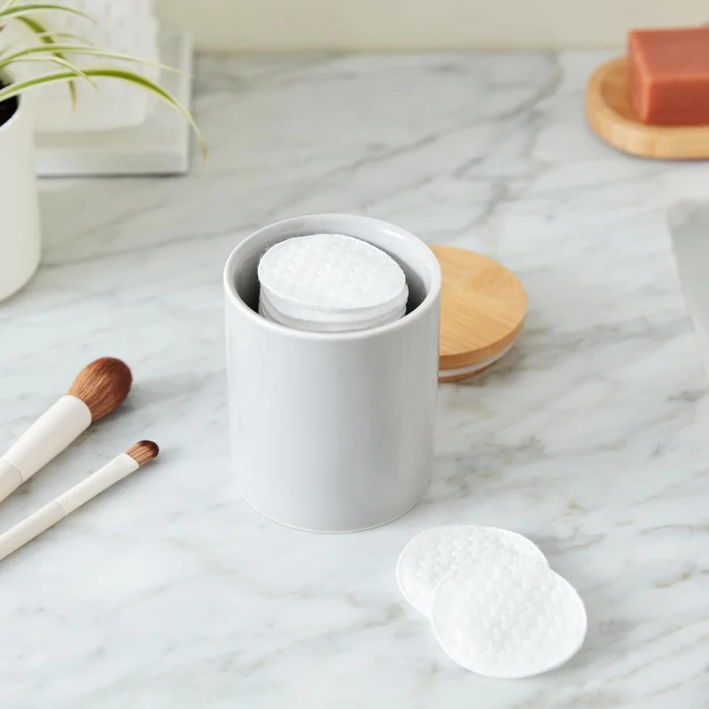 Rondes hypoallergéniques 100 coton pour démaquillage et soins de la peau, 100 unités, 1 paquet