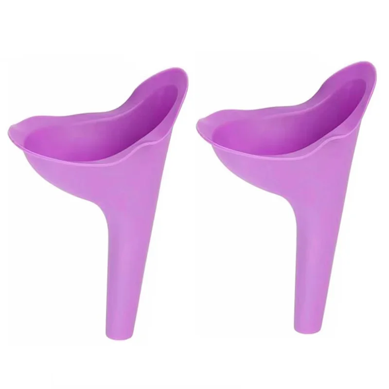 1pc Tragbare Silikon Urinal für Frauen Outdoor Reise Camping Weibliche Weiche Wasserlassen Gerät Stand Up & Pee Toilette notfall TMZ – Detail 6