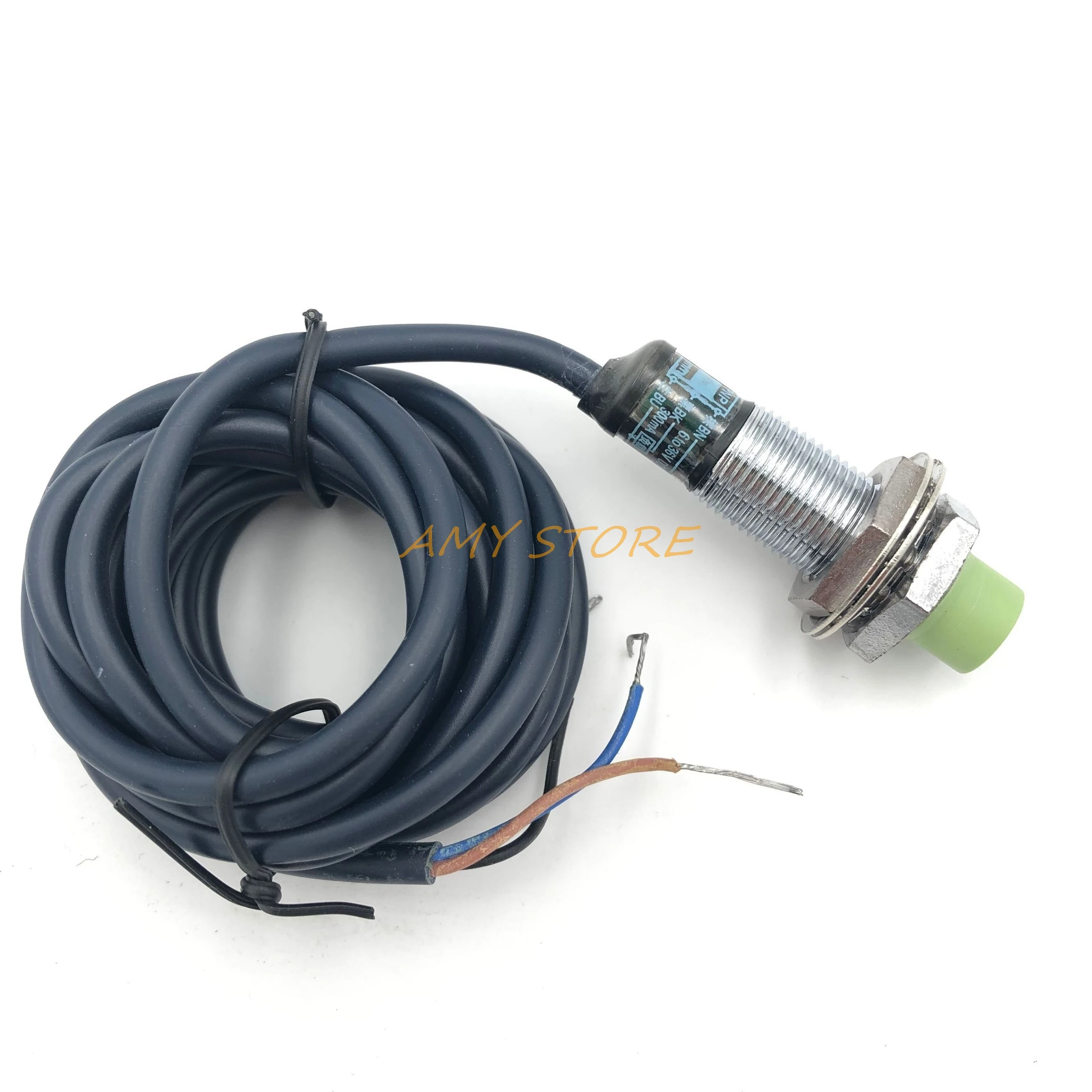 PR12-4DP PNP NO 4mm M12 비접촉 유도형 근접 센서 스위치 감지기 DC 6-36V 300mA PR12-4DN NPN NO