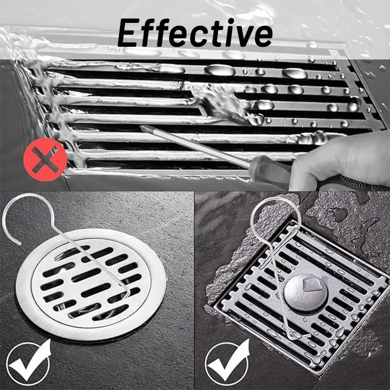 خطاف رفع 4 خطافات - دش من الفولاذ المقاوم للصدأ للتنظيف اليومي