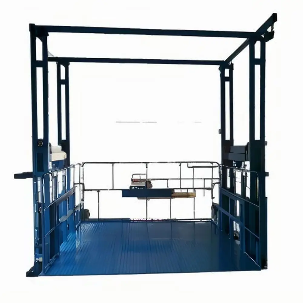Customized Four Post Hydraulic Car Elevator Portable Car Lift Elevator For Display Platform 4 Column Car Lift