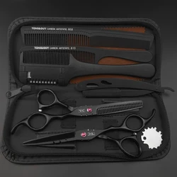 P Hairdressing Scissors Professional Barber 6 Inch Hairdressing Scissors Set Thinning Cutting Tools Hair Hairdressers Set Salon