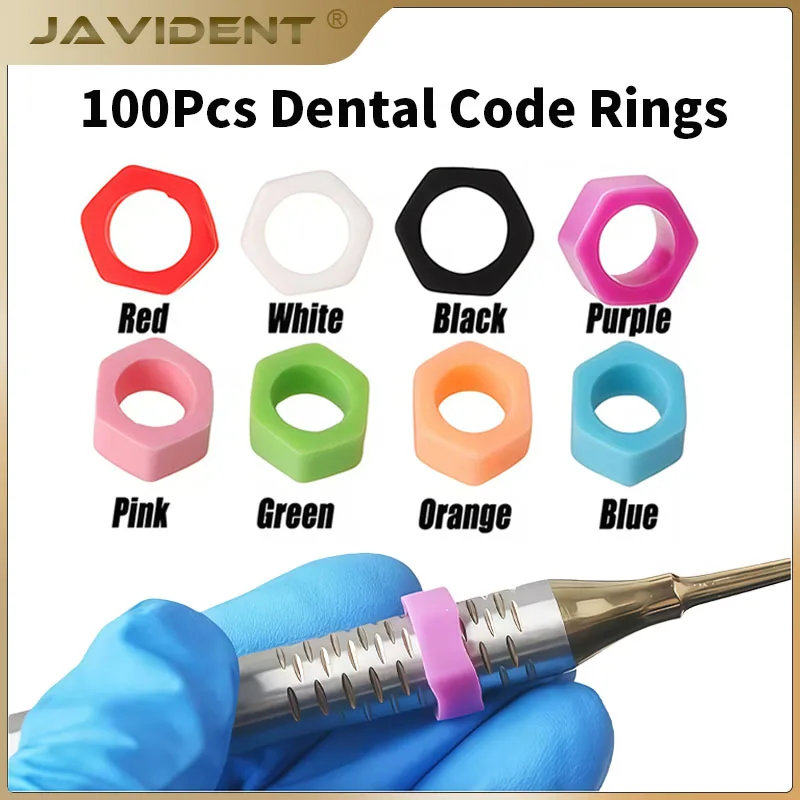 Dental Silicone Instrument Color Code Rings Bands Autoclavable Identification Mark Circle for Lab Tool  Oral Care Material