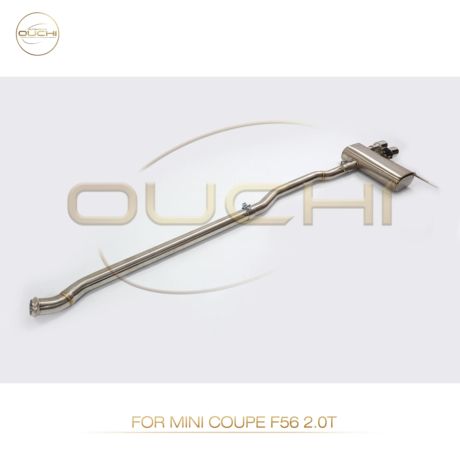 OUCHI Stainless Steel Exhaust System Performance Catback For MINI coupe F56 2.0T Muffler With Valve