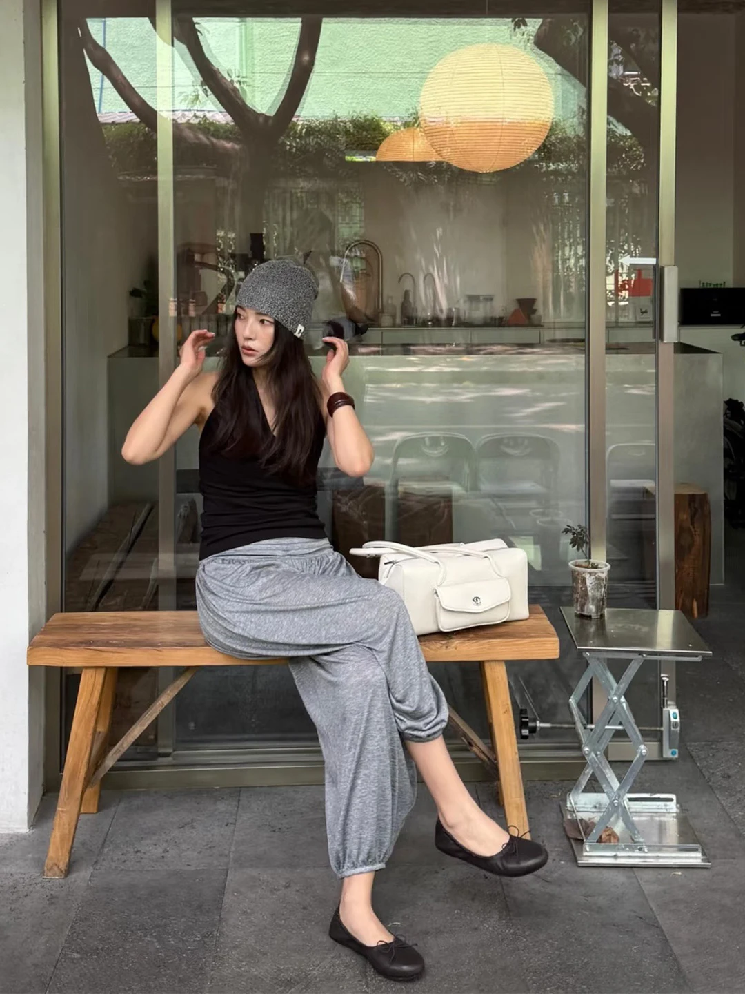 

Commuter Soft Skin-friendly High-waist Trousers Lantern Pants Ankle-length Drapey Folded Ladies Casual Summer 2026