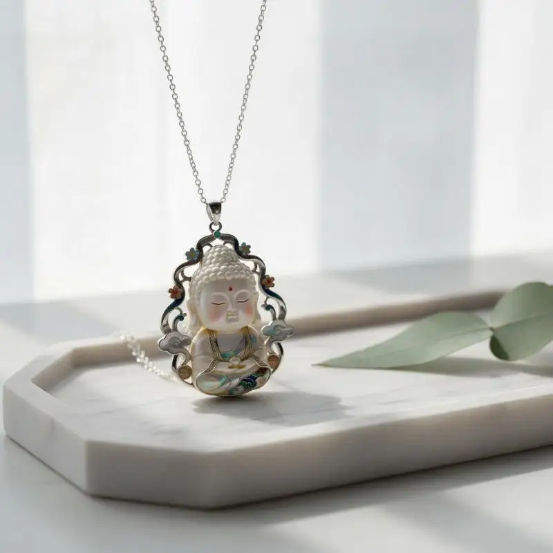 1 Stück Retro Mondfuchs Anhänger Halskette Dünne Kabelkette Eleganter Chinesischer Stil Hanfu Accessoires Schmuck Geschenk – Detail 8