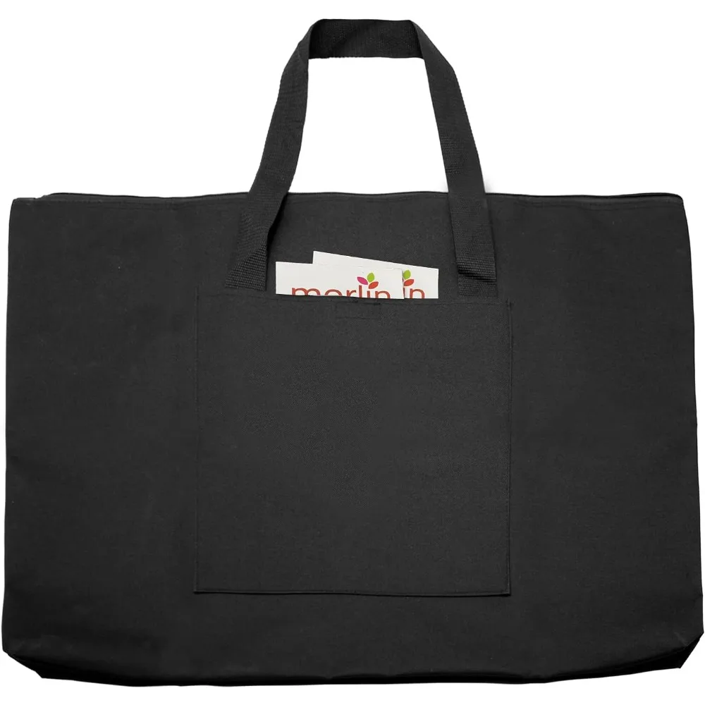 

Cupohus Waterproof Art Portfolio Bag 20" x 26" for 18" x 24" Artworks with Outer Pockets and Handle, Student Carrying Storage Ba