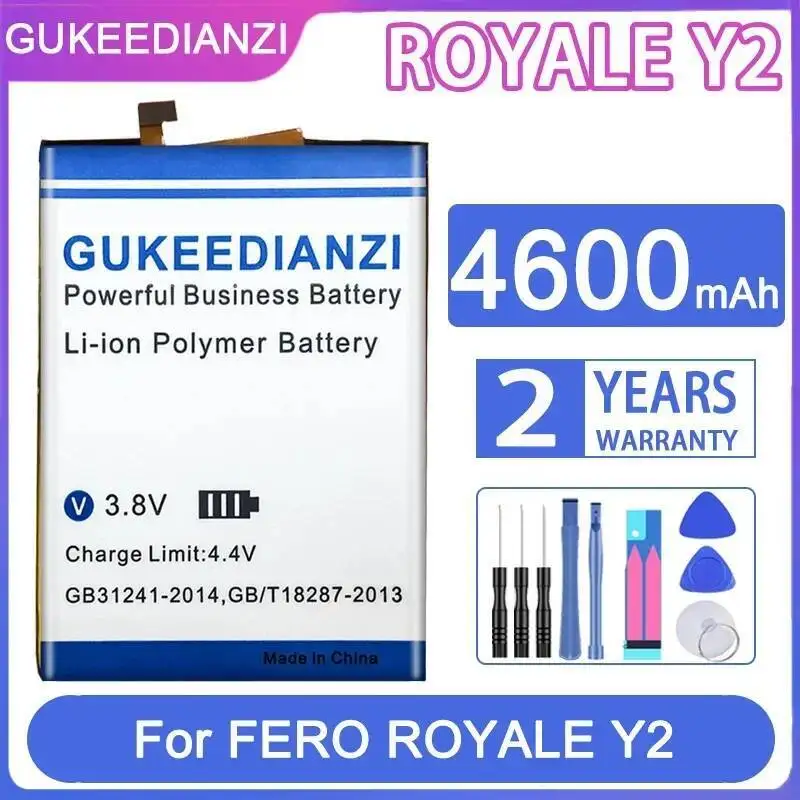 

For Fero Royale Y2 Mobile Phone Battery 4600Mah Lightweight