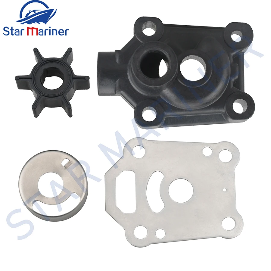 46-16156 Water Pump Kit 16156 Housing 16157 INSERT,CARTRIDGE 161543 Impeller 16159 Plate For Mercury F4 F5 F6 4T 4HP 5HP 6HP