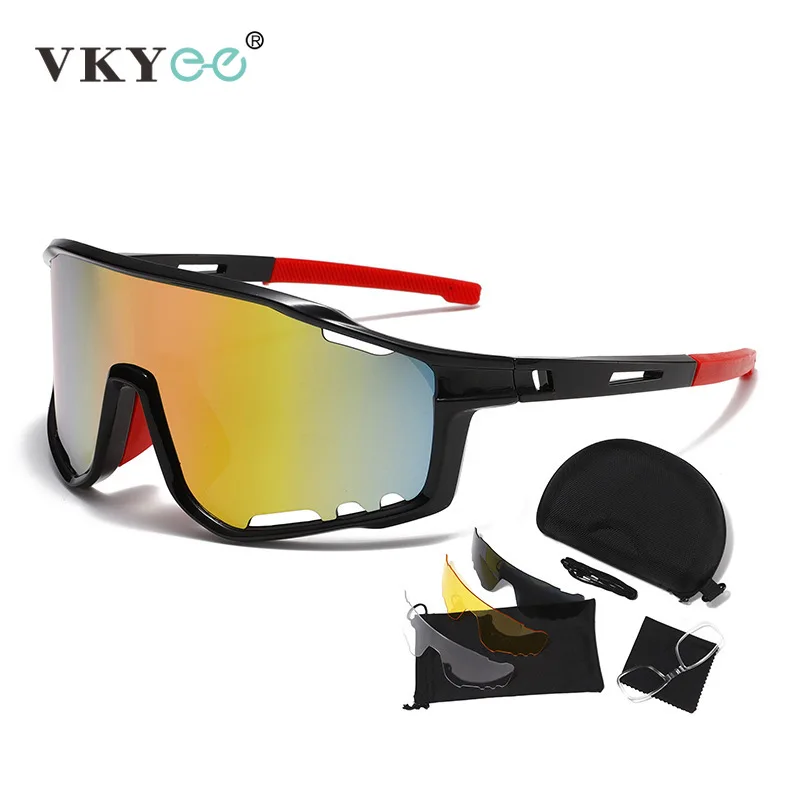 

VICKY модные индивидуальные дизайнерские уличные очки в большой оправе спортивные велосипедные очки настраиваемые по рецепту JA0117