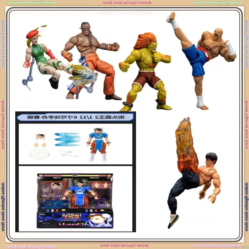 

Jada Street Fighter 1/12 6-дюймовая фигурка Blanka, Chun-Li, Fei-Lung, Ken-Lung, Kami...