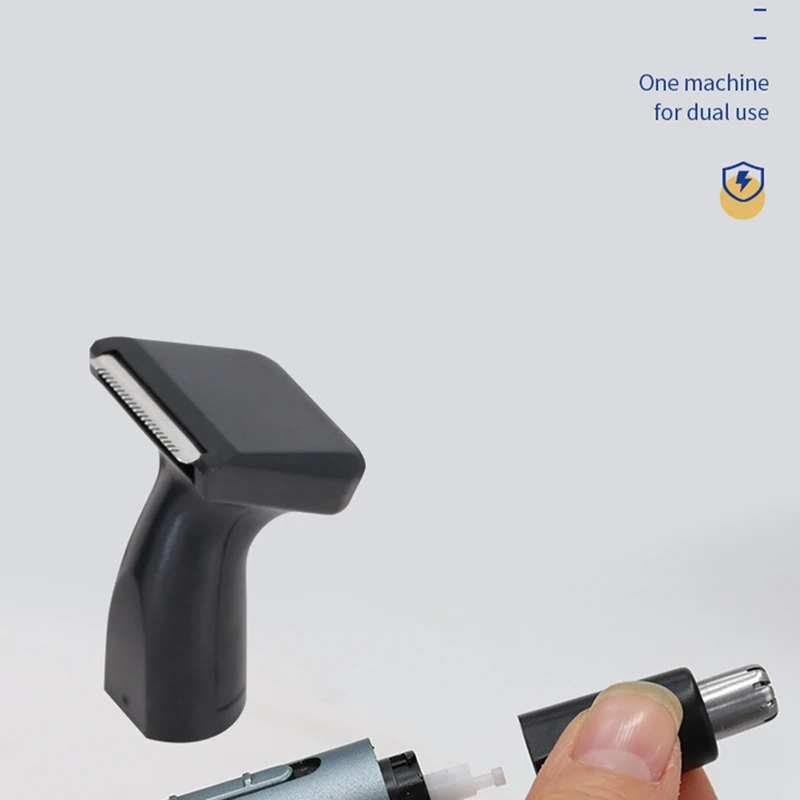 SONAX PRO 2-In-1 ไฟฟ้าจมูกผมTrimmer Removal ClipperมีดโกนUSBชาร์จหูและจมูกผมTrimmer