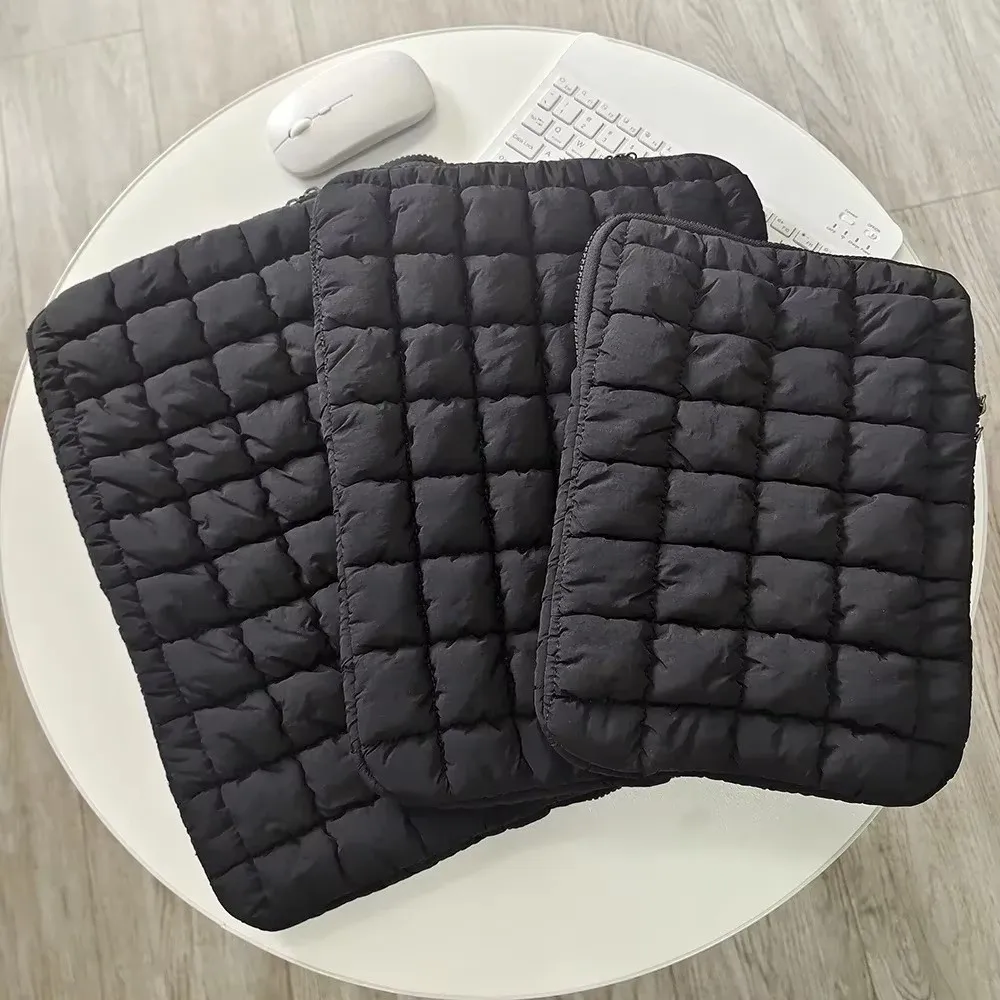 Lightweight Puffy Laptop Bag Sleeve Shockproof Water-Resistant Notebook Pouch Laptop Cover For MacBook Air Pro/iPad/Lenovo/Hp