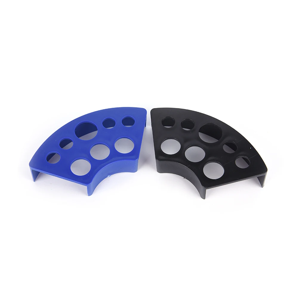 

Черно-синяя пластиковая подставка для 8 стаканчиков с чернилами для тату, держатель для пигментов, аксессуары для татуировок, боди-арта