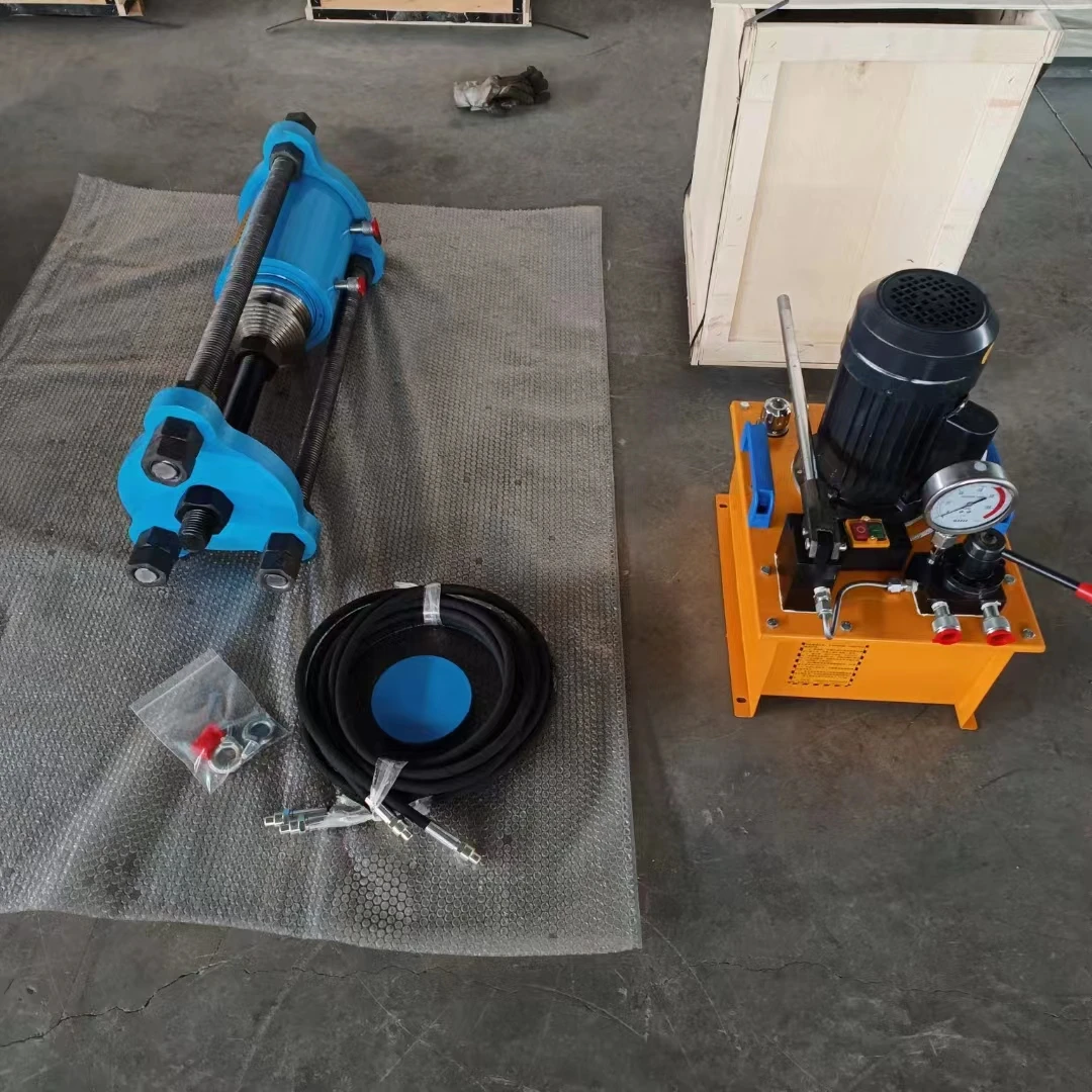 Portable Manual Excavator Electric Hydraulic Press Machine 4-Pole Integrated Pin Removal Chain Sleeve Press Core Motor Component