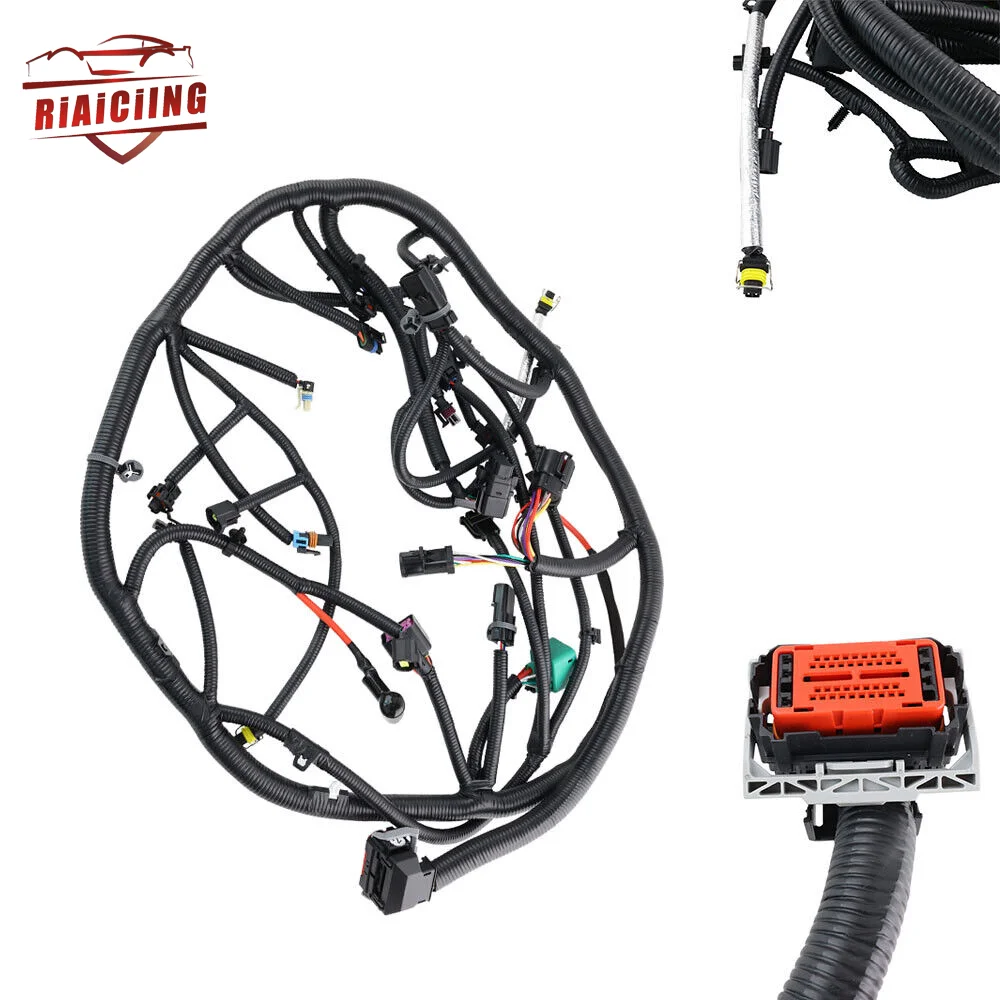 

5C3Z12B637BA Black Engine Wiring Harness for 2005-2007 Ford F250 F350 F450 F550 Super Duty 6.0L New ENGINE NACELLE