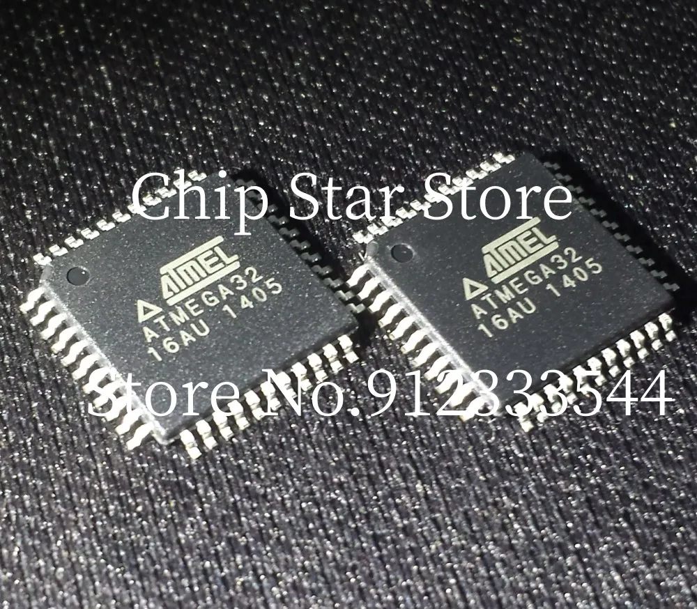 2-50pcs  ATMEGA32-16AU  ATMEGA32  TQFP44   8 Bit Microcontroller MCU  100%New And Original