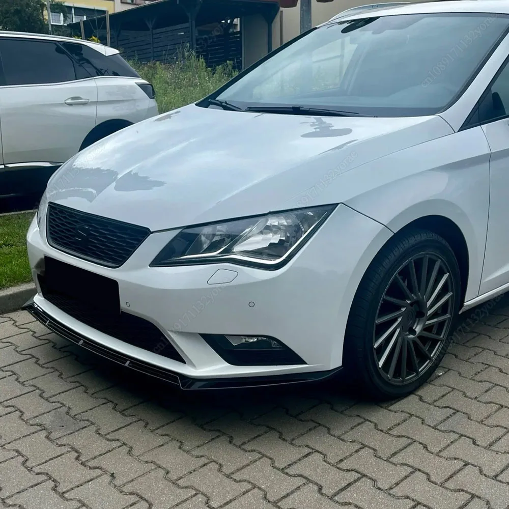 

Для Seat Leon 3 MK3 MK3.5 2012-2019 автомобильный передний бампер, разделитель губ, диффузор, обвесы, тюнинг, спойлер из АБС-пластика, глянцевый черный, аксессуары