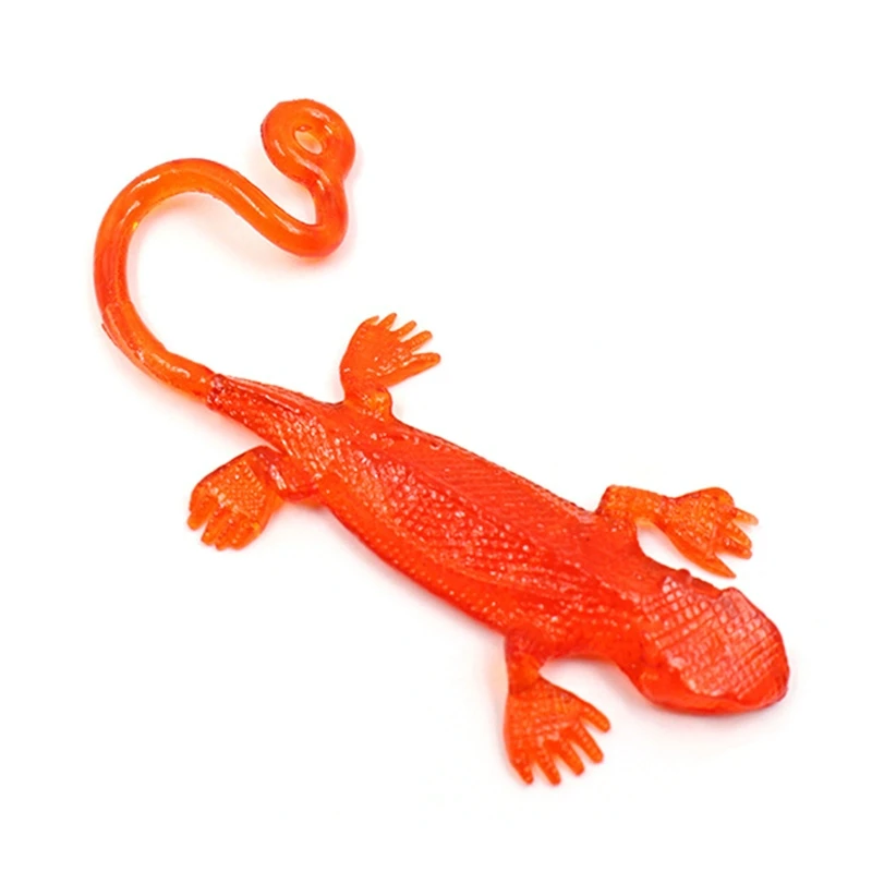 Toy Stretchy Wall Lizards Hand Wall Toy Interactive Kid Playset Anxiety Reliefs Fidgets for Autism D5QF