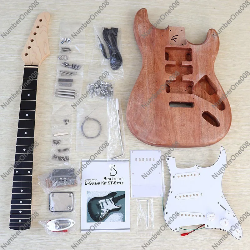 

Набор для сборки электрогитары в прогрессивном сборе, музыкальный инструмент «сделай сам», модифицированное ведро для гитары, ручка для гитары плюс клен