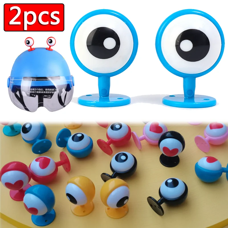 

Eye Helmet Decoration Cute Cartoon Eyes Styling Helmet Decoration Electromobile Bike Helmet Styling Stickers Helmet Accessories