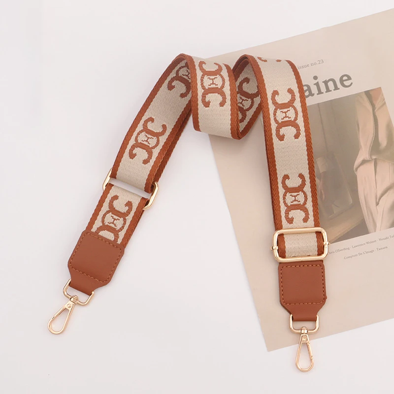 Adjustable Bag Strap Woman Purse Straps for Crossbody Messenger Shoulder Bag Accessories Adjustable Embroidered Belts Straps