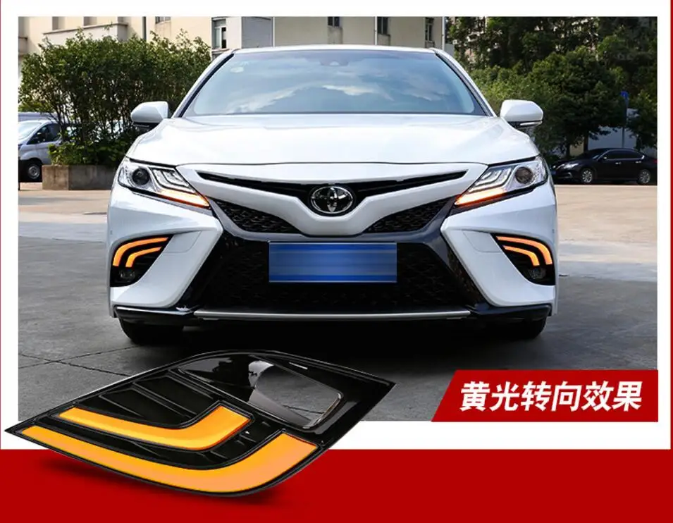 dynamic Video LED,2018 2019 Camry daytime light,Aurion fog lamp,car accessories,vios,altis,camry taillight