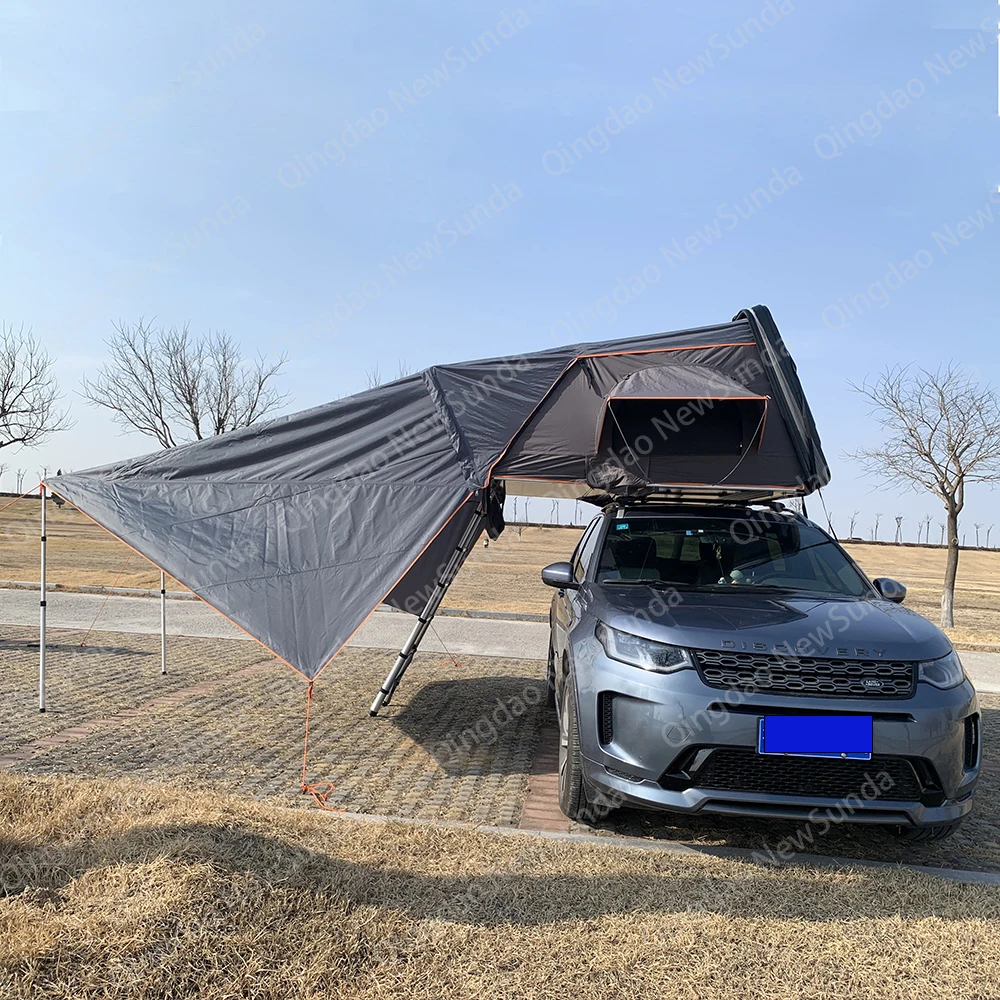 

Camping and Hiking Waterproof Car Roof Tent with Sunshade Off Ground Outdoor Awning Car Roof Top Tents Canopies