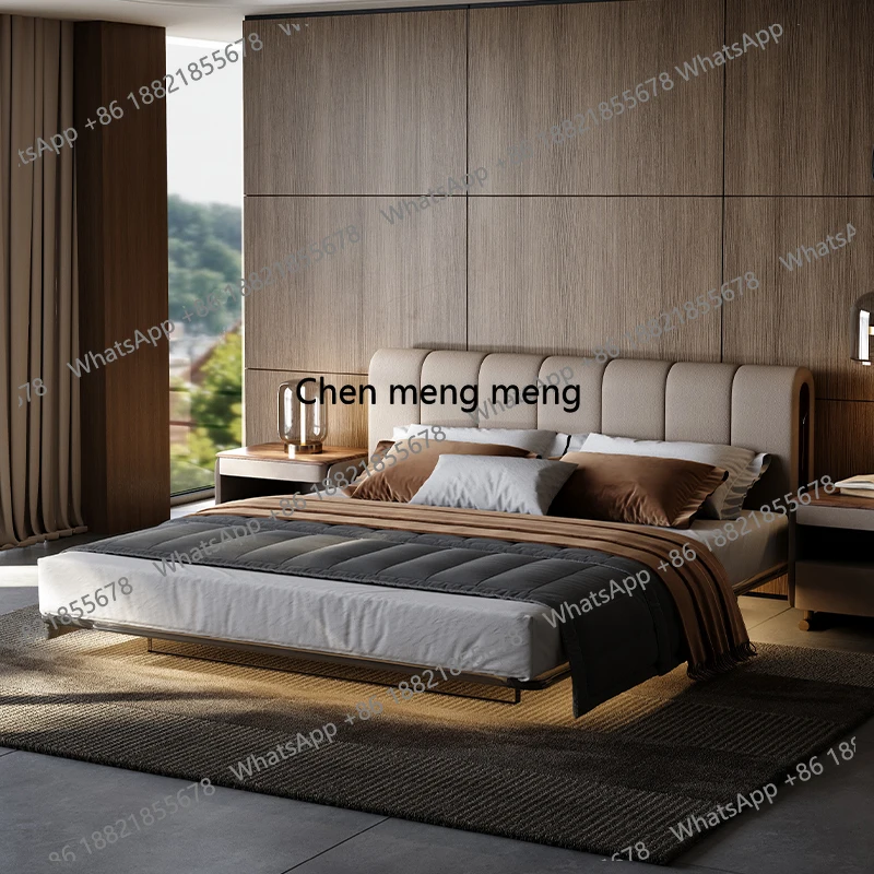 Modern Light Luxury Bed Designer European High Quality Double Design Bedroom Bed Fashion Unusual Adult Muebles Home Furniture