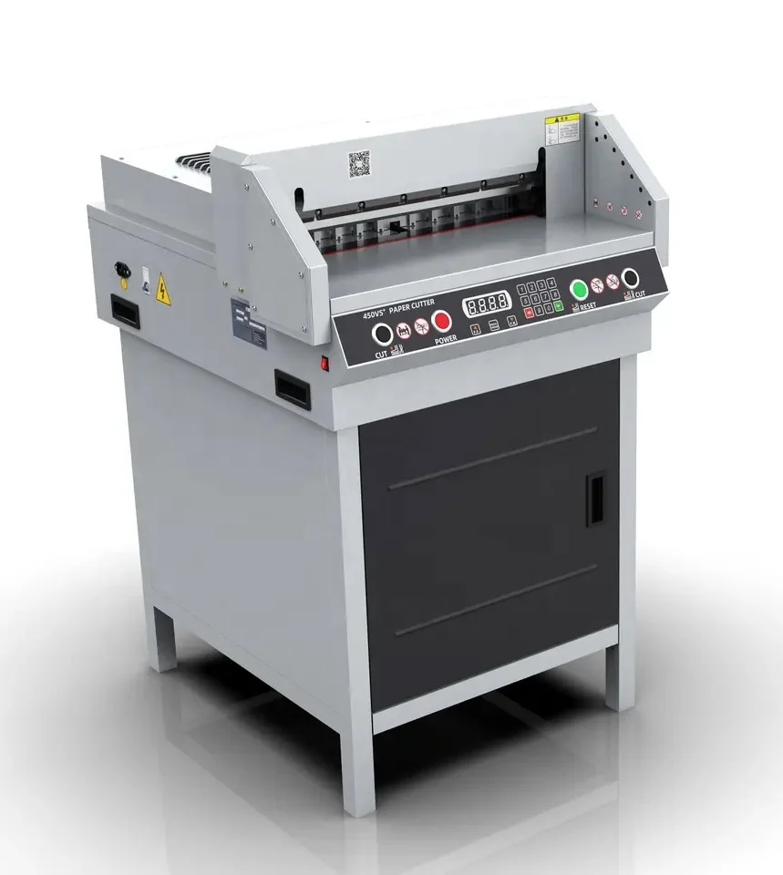 QK-450VS+ Automatic Guillotine Paper Cutter Cutting Machine 450 Book Making Machine Price