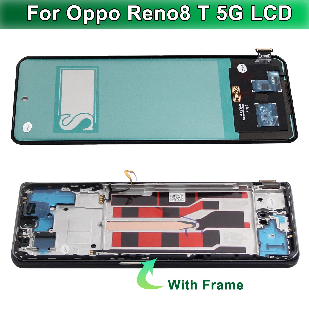 Kit Di Ricambio LCD Per OPPO Reno8 5G (CPH2359): Schermo Nuovo Con Strumenti Inclusi!