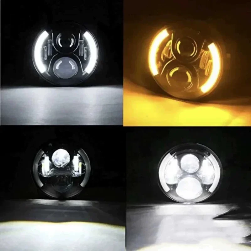 26style Car LED Headlight for Toyota Prado 3400 Modified Left and Right Headlamp Daytime Running Light