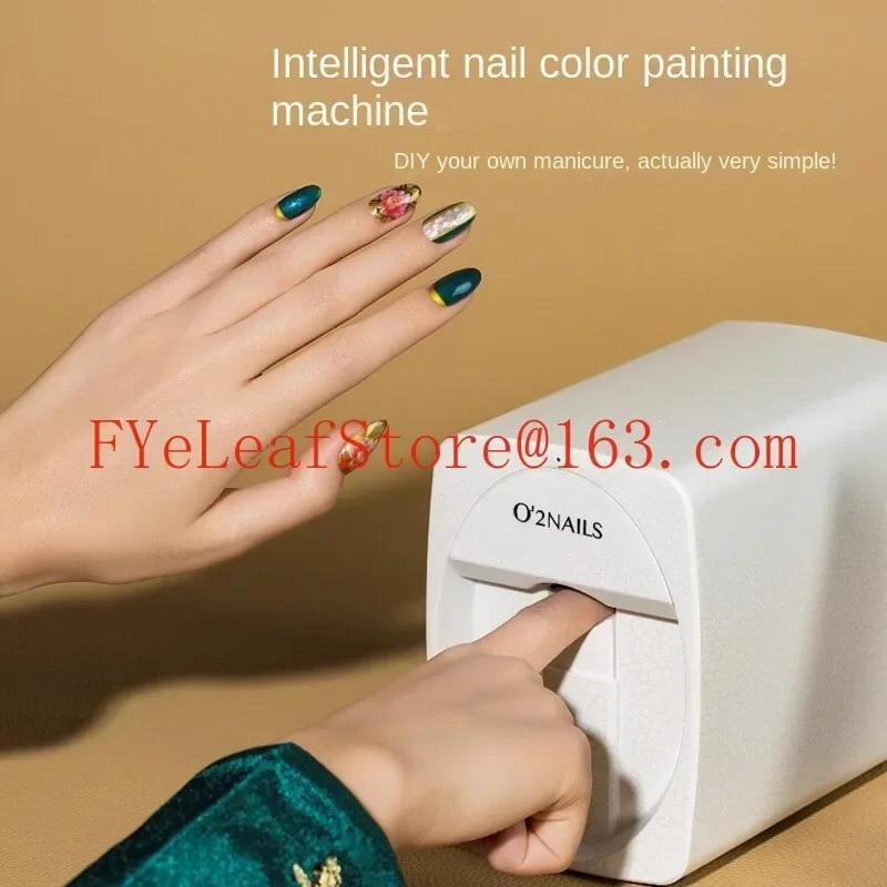 Portable Digital Intelligent Nail Art Printer 3D Touch Screen Mobile Nail Printing Machine With Wifi Manicure Nail Art Equipment