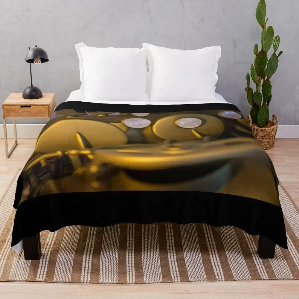 

Close up of my Tenor Saxophone Throw Blanket Easy Care Comfortable Blanket for Couch