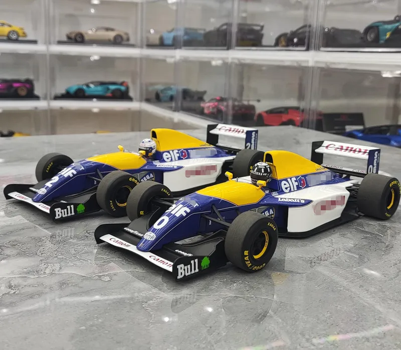 Minichamps 1:18 F1 FW15C AlainProst #2 DamonHill #0 Simulation Limited Edition Resin Metal Static Car Model Toy Gift