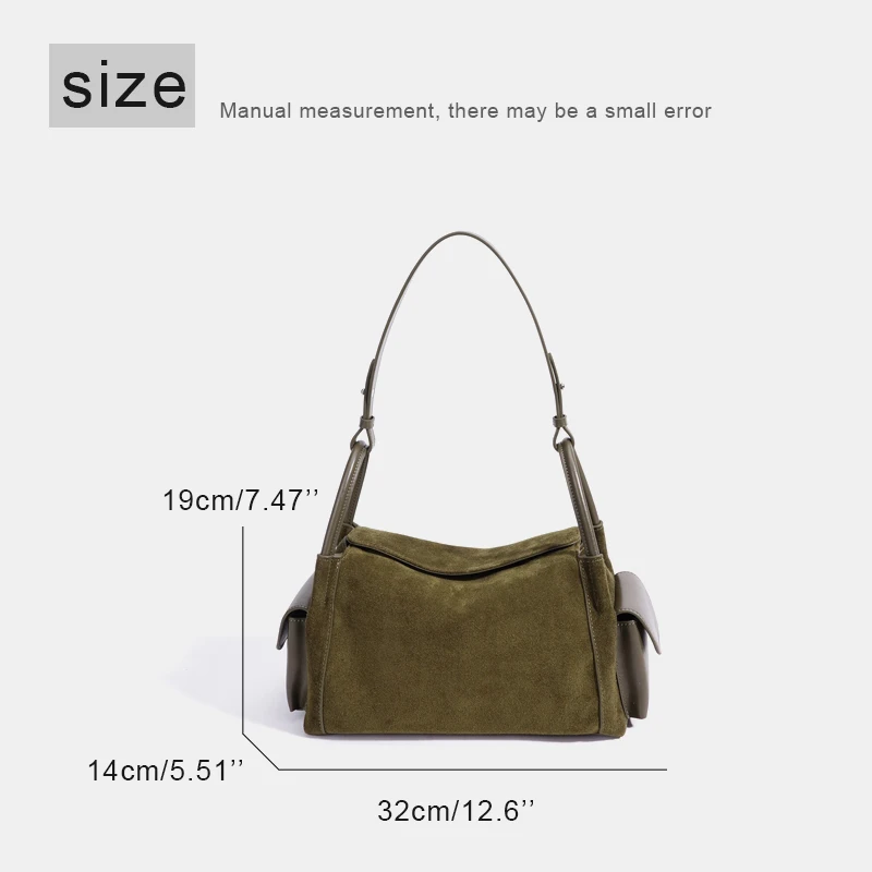 Customize Initials Leather Small Pillow Bags For Women Luxury Designer Handbag Purse 2026 New In Suede Cowhide Underarm Shoulder