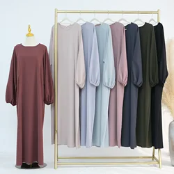 Breastfeeding Abaya Muslim Long Women Dress Islamic Nursing Wear: Extra-Loose-Fit, Zippers on Chest, Drop Shoulder Elastic Cuff