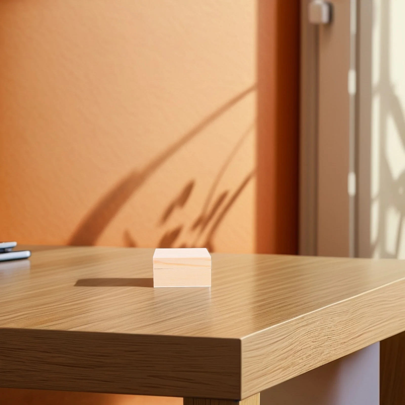 

Unfinished Wooden Storage Box With Lid Rustic Wood Jewelry Organizer Sundries Keepsake Container Decorative Wooden Box For