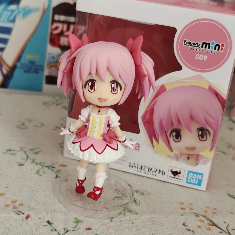 Bandai Madoka☆Magica Anime Figure Figuarts Mini Madoka Kaname Action Figure Toys For Gifts Collectible Model Ornaments Models