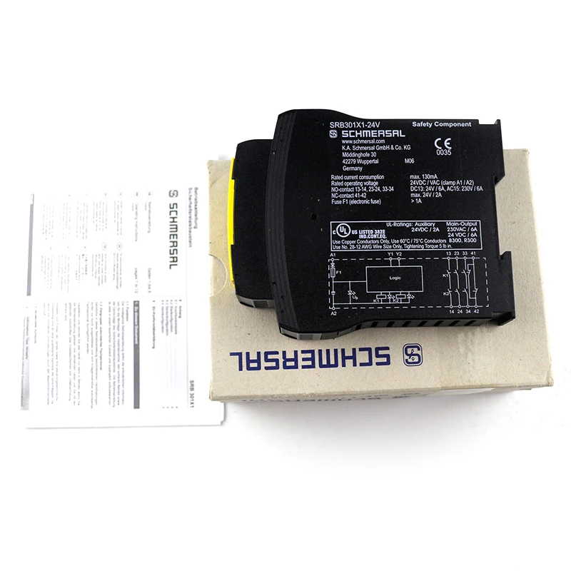 Schmeisser safety relay SRB-301X1 delivery period is about 8 weeks new original SRB-301X1