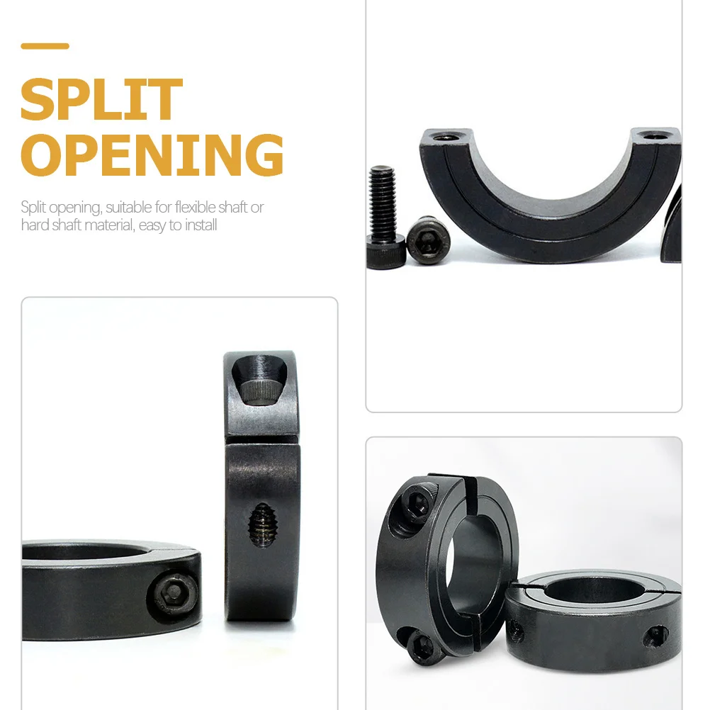 

Shaft Collar Steel Split Fixing Ring High Hardness Wear Resistant Anti-Rust For Motors Agricultural Machinery Cranes