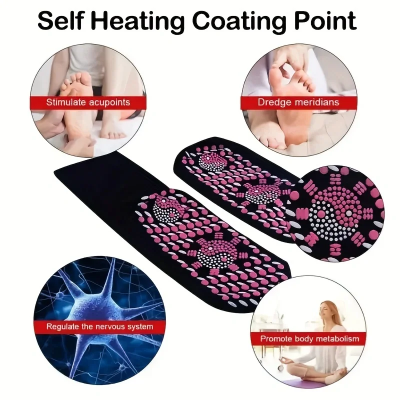 Self-heating Socks Men Women Foot Massage Magnetic Therapy Health Heated Socks Non-slip Dots Relieve Tired Winter Warm Equipment