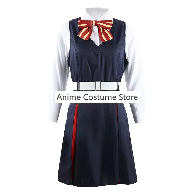 Kino himari cosplay anime flüstern mir ein liebes lied kostüm rosa perücke asanagi yori kleid jk kleid schuluniform