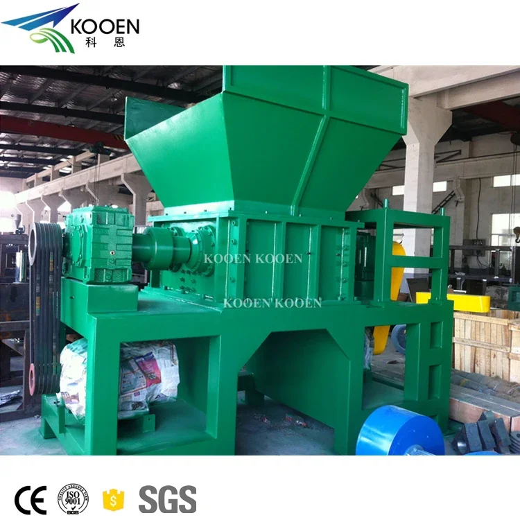 Hard plastic shredder/Heavy- Plastic Pipe Drum Barrel Shredding crushing Machine/ Shredder Crusher System