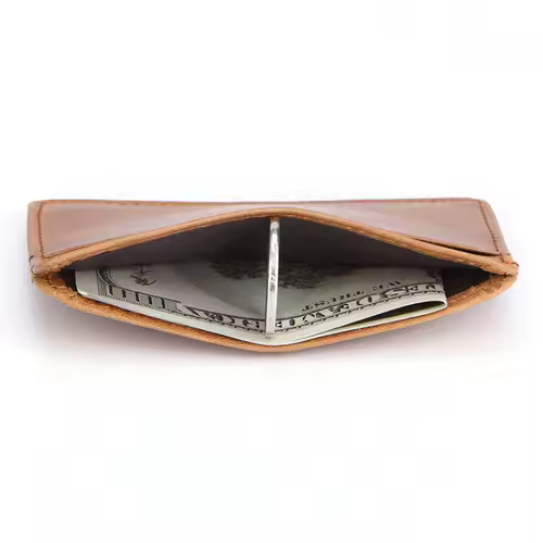 New Cow Leather Men's Card Bag Coin Purse Slim Credit Card Holder Wallet For Men and Women ID Card Pocket - Image 2