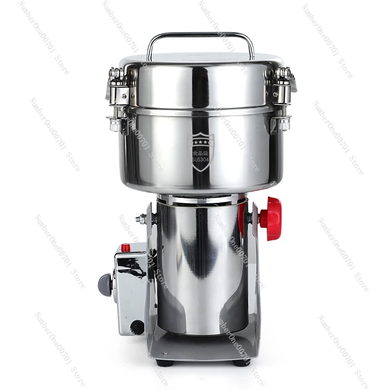 Chinese herbal medicine pulverizer Commercial pulverizer Ultra-fine grinder Household high-speed grain universal grinder