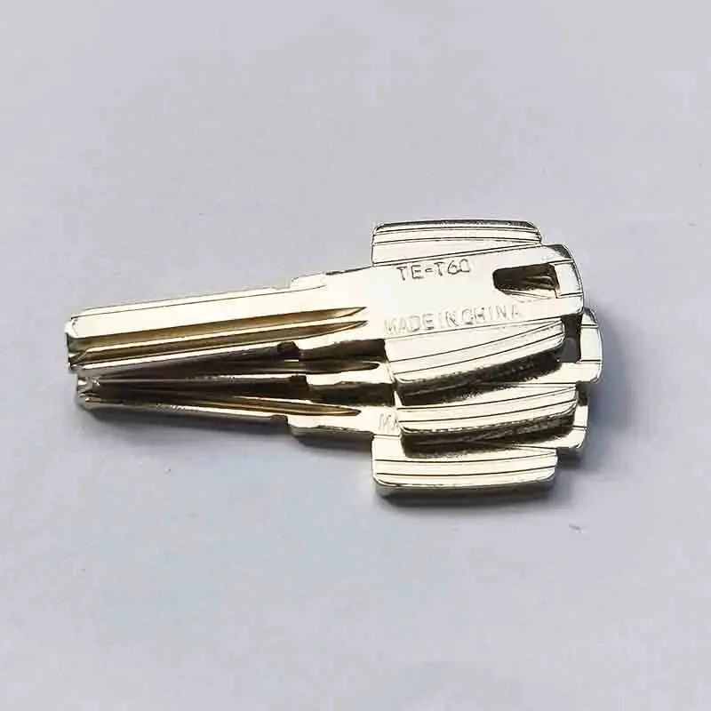 5-100 Pcs Security Key Blanks Hi-Rel Pass Key for Tesa Te-T60 Door Lock Home House Bedroom Desk Elevator Padlock